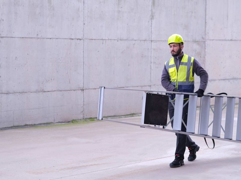 Εφαρμογές Αναδιπλούμενης Επαγγελματικής Σκάλας 150kg ANTO