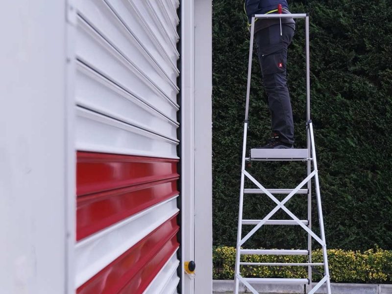 Εφαρμογές Αναδιπλούμενης Επαγγελματικής Σκάλας 150kg ANTO