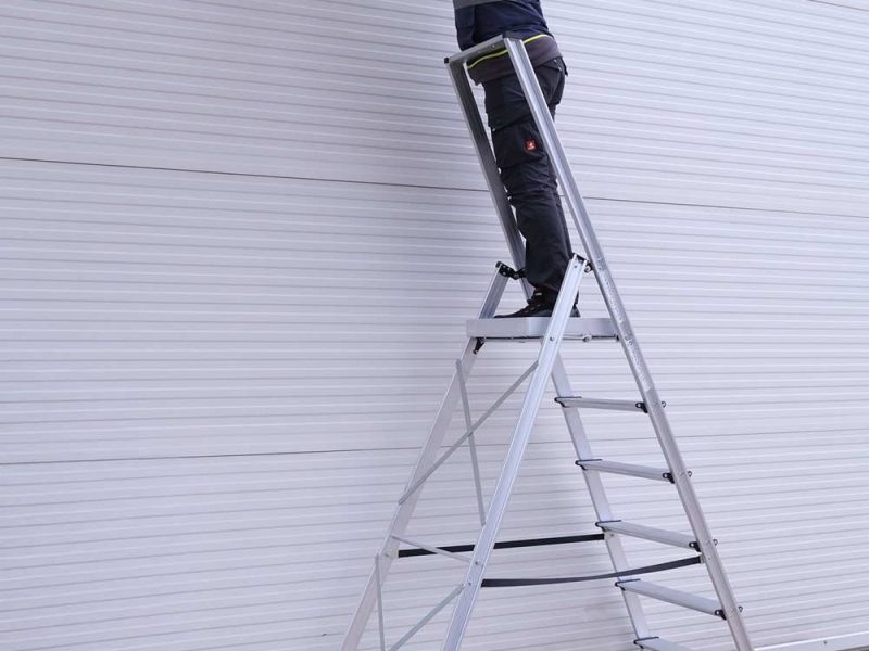 Εφαρμογές Αναδιπλούμενης Επαγγελματικής Σκάλας 150kg ANTO