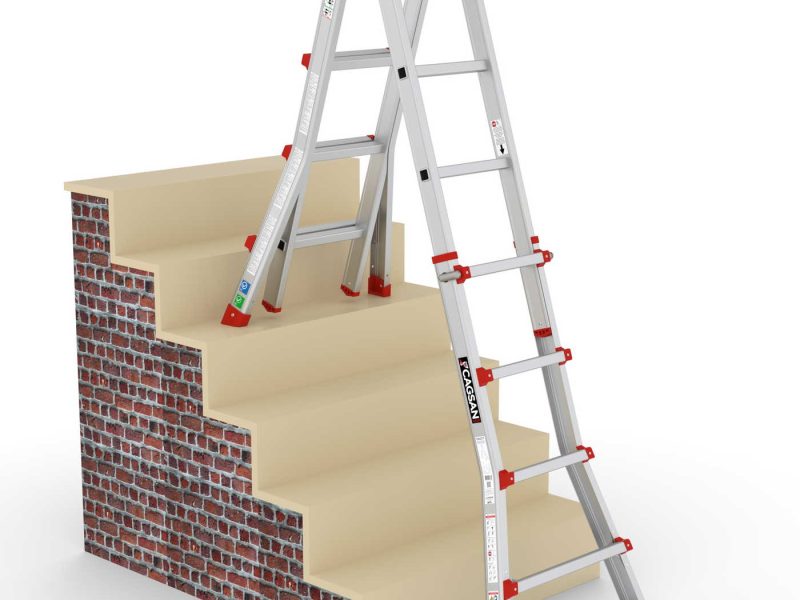 Αναδιπλούμενη σκάλα αλουμινίου TOROS