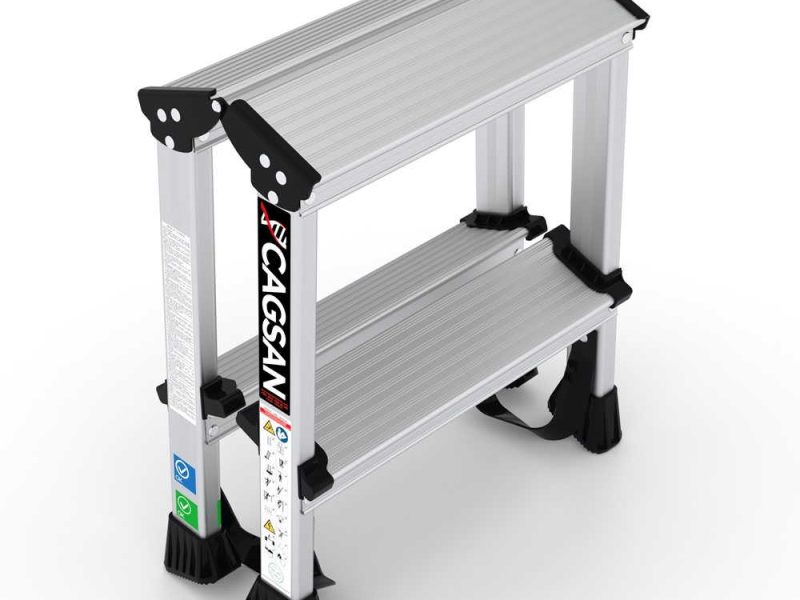 OLIMPOS – Αλουμινένια Σκάλα Διπλής Όψης