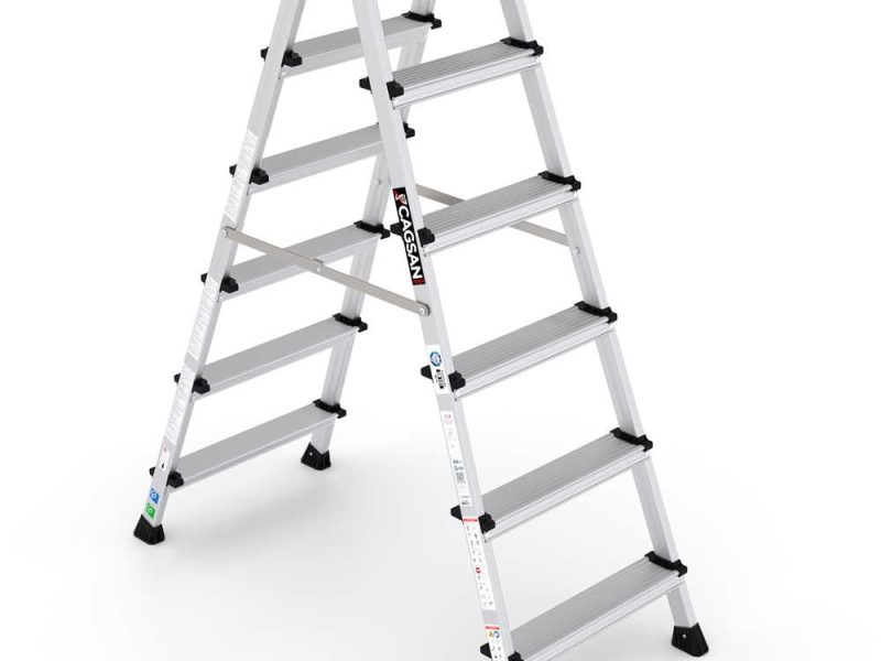 OLIMPOS – Αλουμινένια Σκάλα Διπλής Όψης