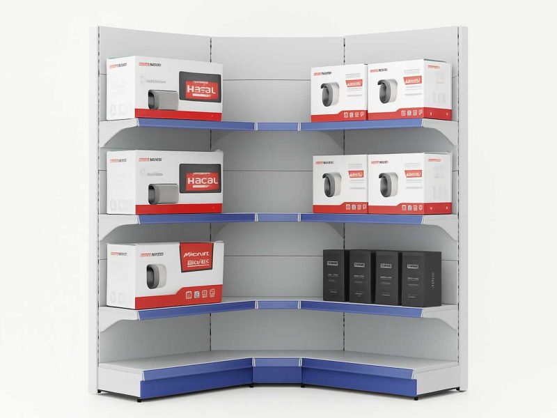 TA-100 - Σύνθεση Ραφιών Γωνιακό