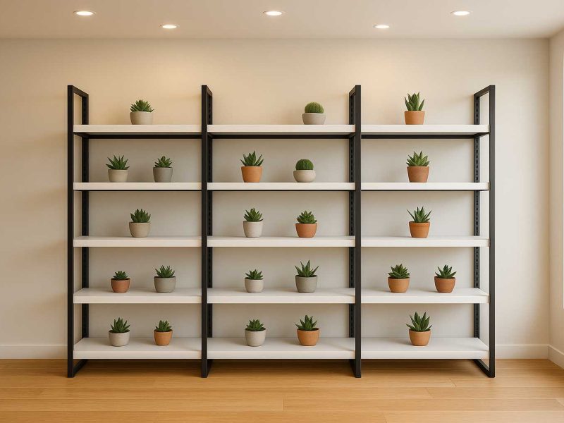 TR-0015 - Μεταλλική Ραφιέρα «Διάφανο»