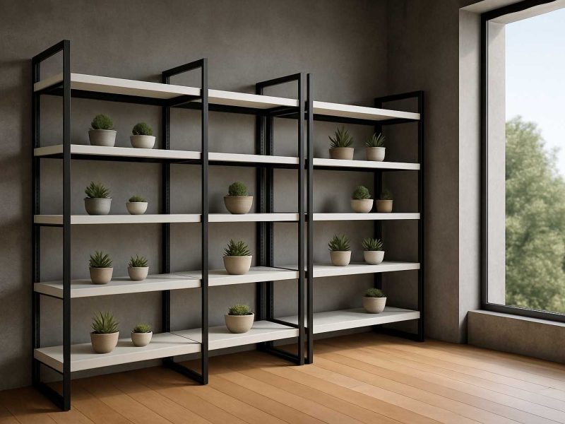 TR-0015 - Μεταλλική Ραφιέρα «Διάφανο»