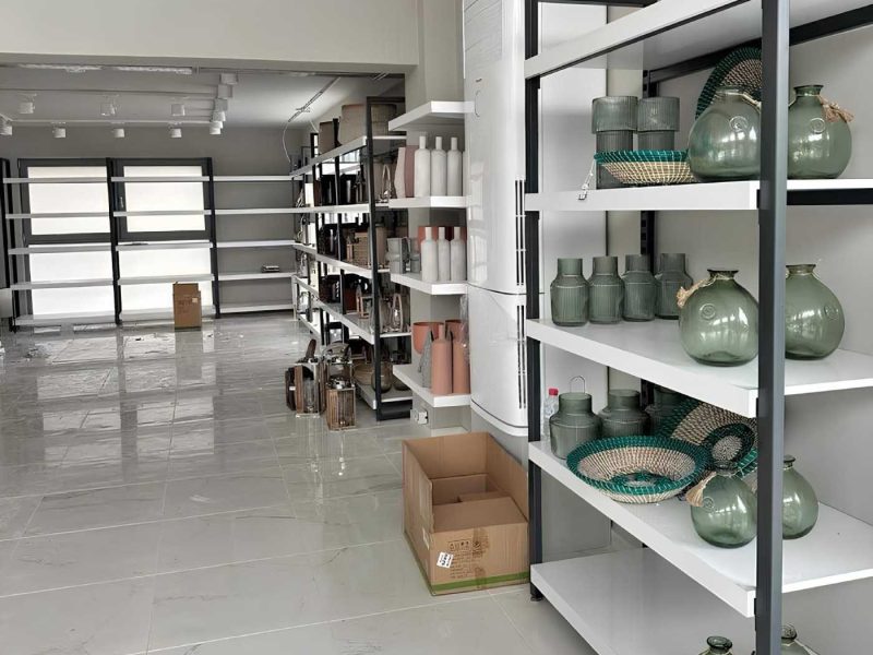 TR-0015 - Μεταλλική Ραφιέρα «Διάφανο»