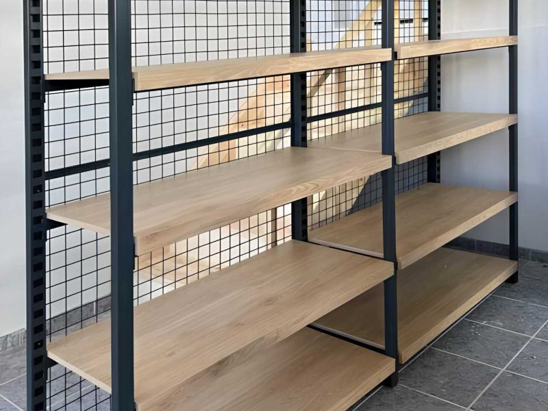 TR-0015 - Μεταλλική Ραφιέρα «Διάφανο»