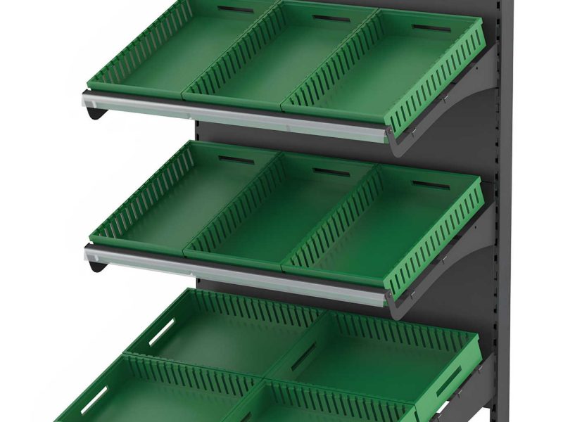 Ραφιέρα μαναβικής με βάση 80 cm