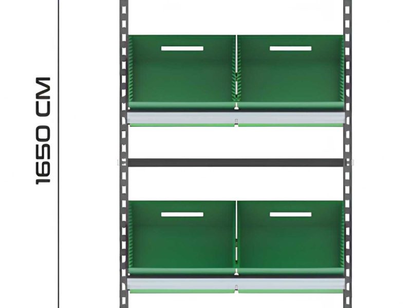 Διπλό Τροχήλατο stand μαναβικής