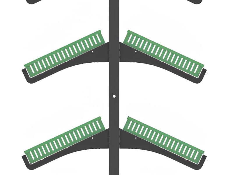 Διπλό Τροχήλατο stand μαναβικής