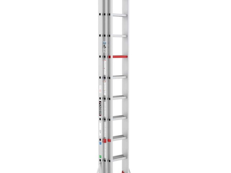 TRIO – Τρπλή Αλουμινένια Συρόμενη Σκάλα