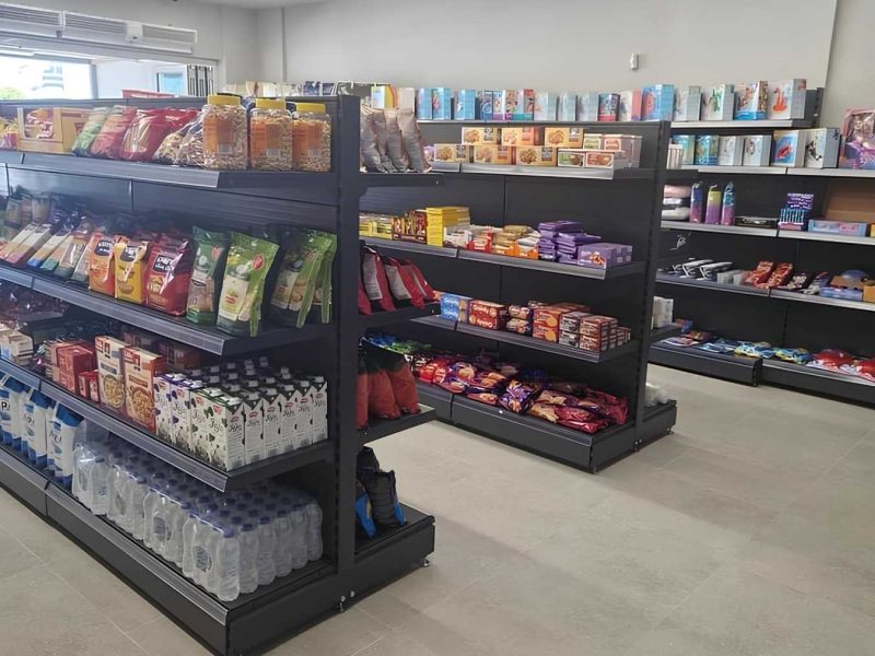 YD-S002A - Ράφια - Διπλή γόνδολα για Super Market