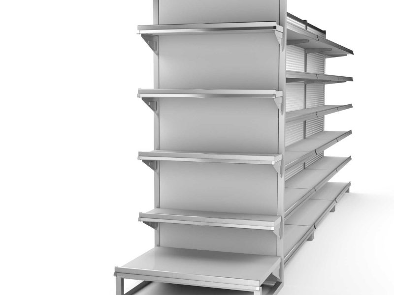 YD-S003A - Ραφιέρα Διπλή για Καταστήματα