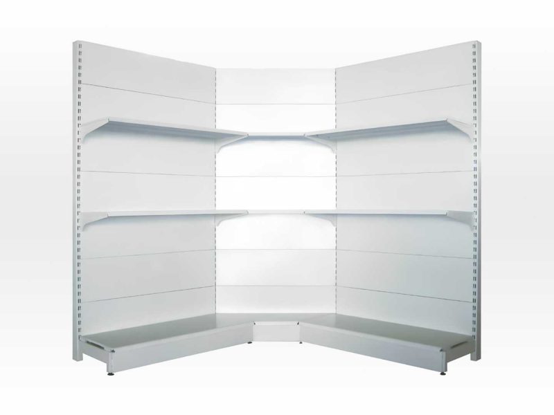 ΥD-S013 - Γωνιακή ραφιέρα για Super Market