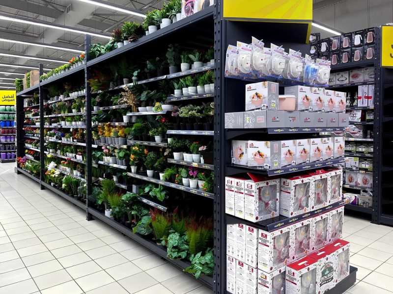 YD-S016, Ραφιέρα ημιβαρέος τύπου με ράφια καταστημάτων