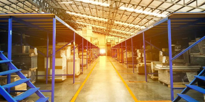 Κατασκευή μεταλλικών οροφών για την δημιουργία επιπλέον χώρων αποθήκευσης