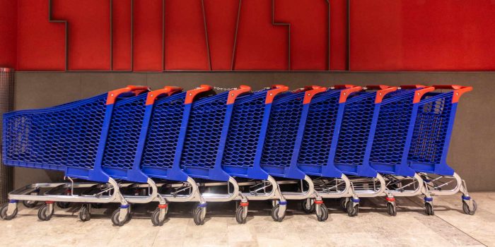 Πλαστικά καρότσια αγοράς