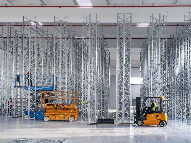 Unibuild – Σύστημα ραφιών παλετών βαρέος τύπου